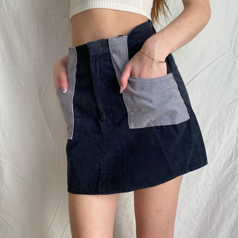 LF Suede like mini skirt